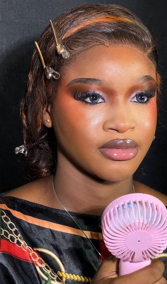 Natural makeup look