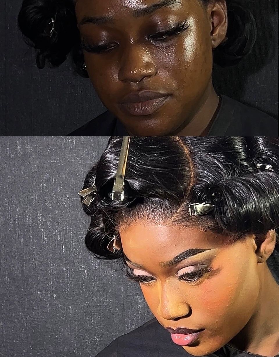 Bridal makeup look